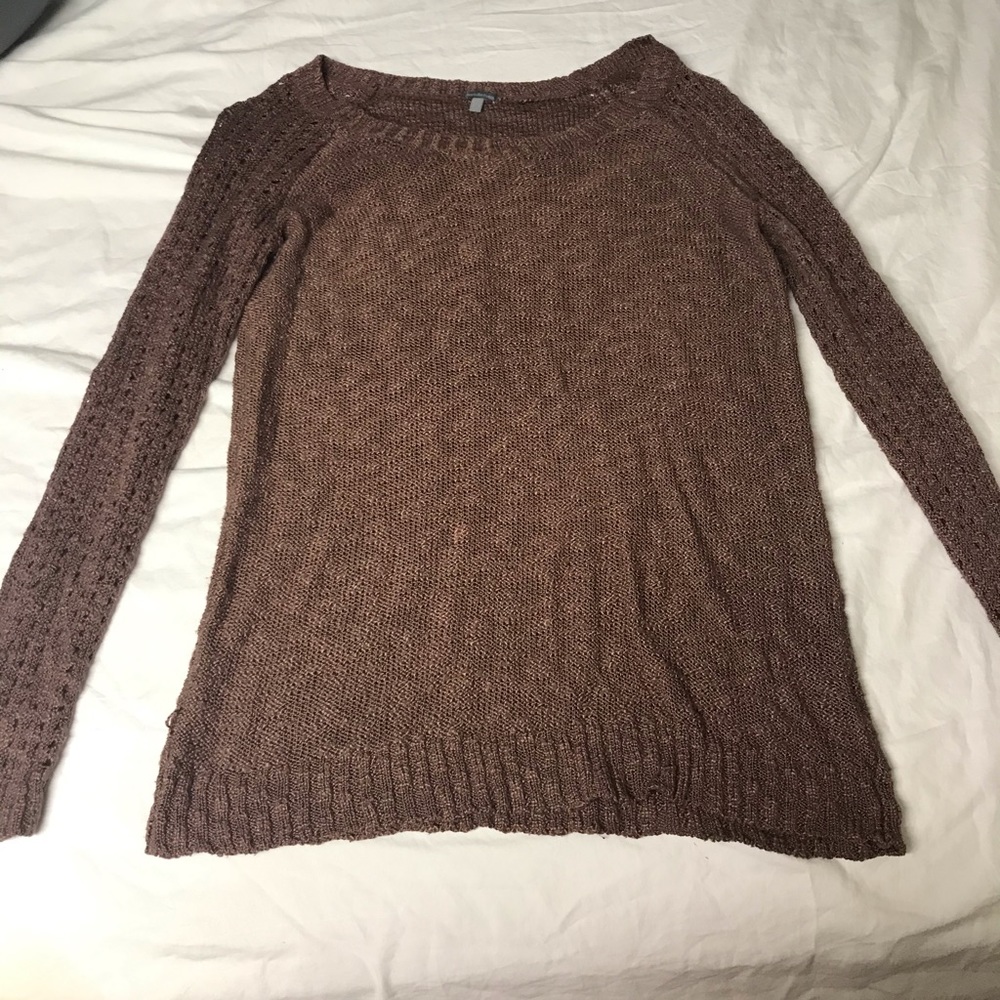 Rose colored sweater